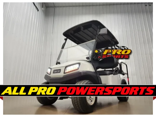 2022 Club Car Tempo Electric Lighting Package Golf Cart, Glacier White – photo 13 of 15
