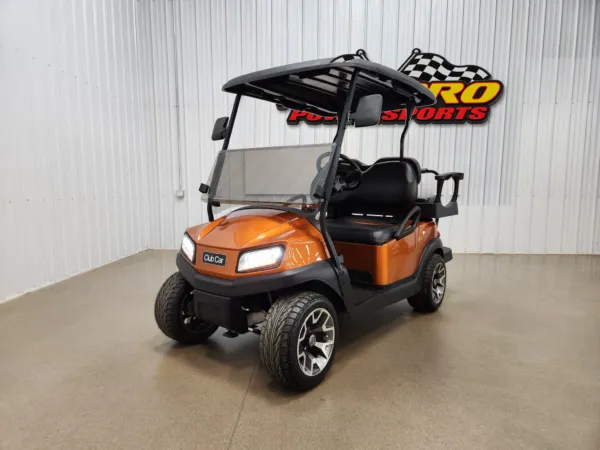 2022 Club Car Tempo Gas EFI Deluxe Lighting Package Golf Cart, Metallic Atomic Orange