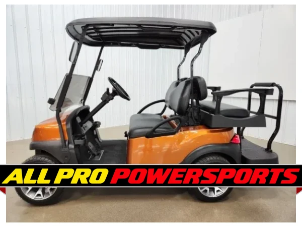 2022 Club Car Tempo Gas EFI Deluxe Lighting Package Golf Cart, Metallic Atomic Orange – photo 3 of 15