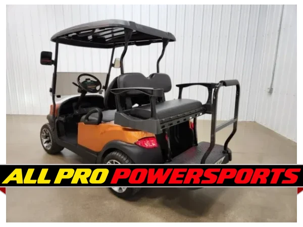 2022 Club Car Tempo Gas EFI Deluxe Lighting Package Golf Cart, Metallic Atomic Orange – photo 4 of 15