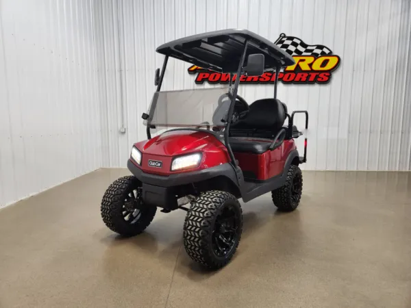 2022 Club Car Tempo Gas EFI ECOXGEAR Lighting Package Golf Cart, Candy Apple Red