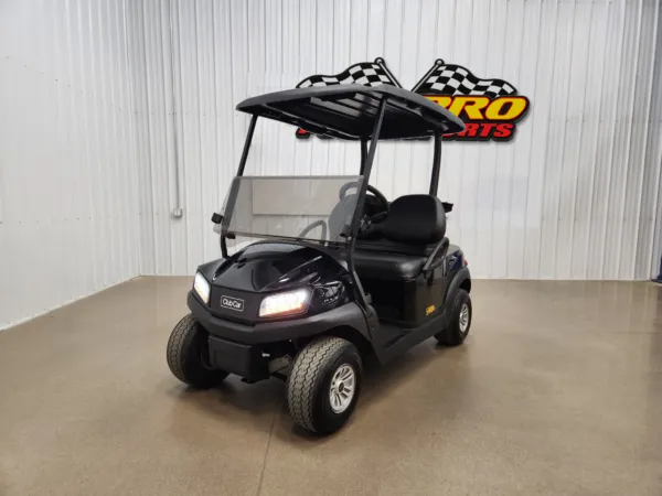 2022 Club Car Tempo Gas EFI Lighting Package Golf Cart, Metallic Black