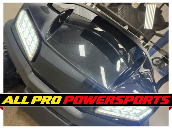 2022 Club Car Tempo Gas EFI Lighting Package Golf Cart, Metallic Black – photo 2 of 16