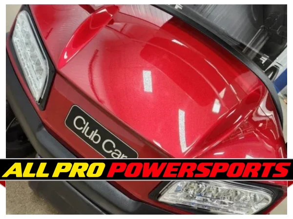 2022 Club Car Tempo Gas EFI Lighting Package Golf Cart, Metallic Candy Apple Red – photo 14 of 15