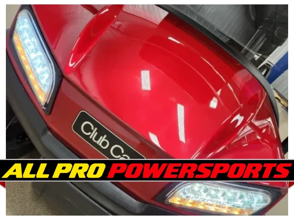 2022 Club Car Tempo Gas EFI Lighting Package Golf Cart, Metallic Candy Apple Red – photo 2 of 15