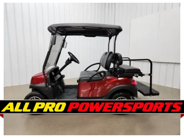 2022 Club Car Tempo Gas EFI Lighting Package Golf Cart, Metallic Candy Apple Red – photo 3 of 15