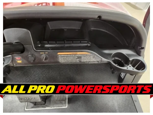 2022 Club Car Tempo Gas EFI Lighting Package Golf Cart, Metallic Candy Apple Red – photo 11 of 14