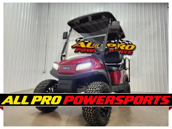 2022 Club Car Tempo Gas EFI Lighting Package Golf Cart, Metallic Candy Apple Red – photo 12 of 14