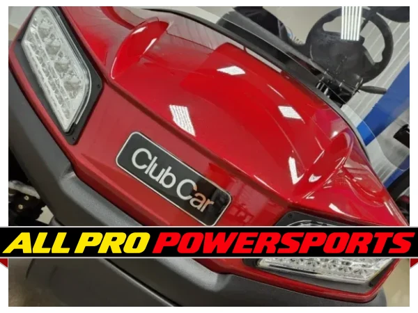 2022 Club Car Tempo Gas EFI Lighting Package Golf Cart, Metallic Candy Apple Red – photo 13 of 14