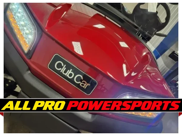 2022 Club Car Tempo Gas EFI Lighting Package Golf Cart, Metallic Candy Apple Red – photo 2 of 14