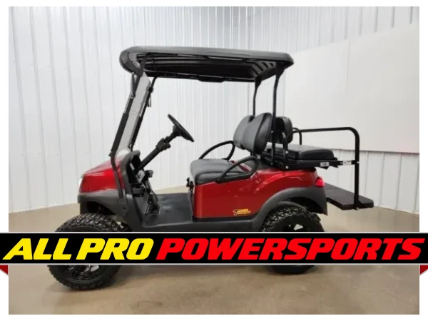 2022 Club Car Tempo Gas EFI Lighting Package Golf Cart, Metallic Candy Apple Red – photo 3 of 14