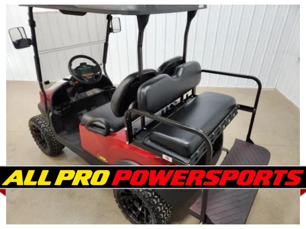 2022 Club Car Tempo Gas EFI Lighting Package Golf Cart, Metallic Candy Apple Red – photo 5 of 14