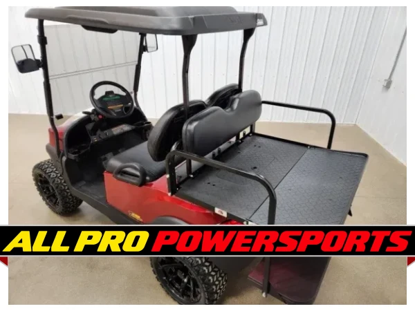2022 Club Car Tempo Gas EFI Lighting Package Golf Cart, Metallic Candy Apple Red – photo 6 of 14