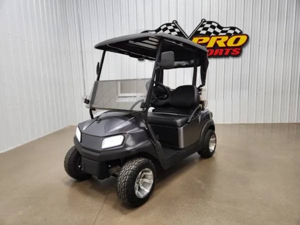 2022 Club Car Tempo Gas EFI Lighting Package Golf Cart, Midnight Silver