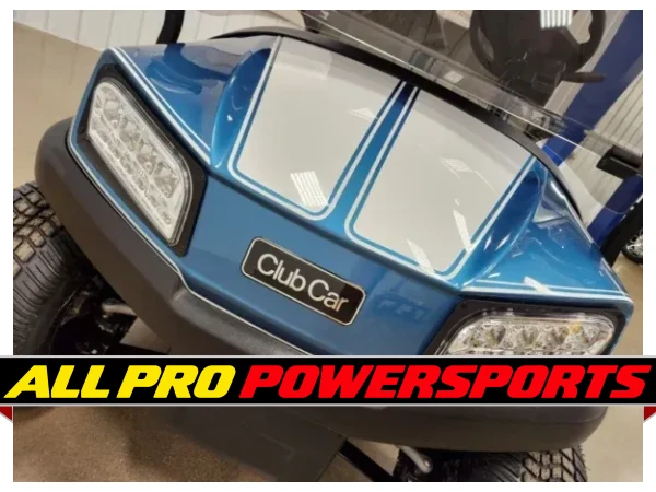 2022 Club Car Tempo Gas EFI Lighting Package Golf Cart, Shelby Blue & Pearl White – photo 12 of 13