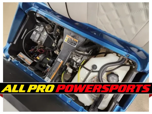 2022 Club Car Tempo Gas EFI Lighting Package Golf Cart, Shelby Blue & Pearl White – photo 13 of 13