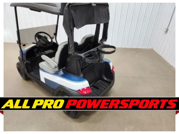 2022 Club Car Tempo Gas EFI Lighting Package Golf Cart, Shelby Blue & Pearl White – photo 6 of 13
