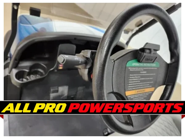 2022 Club Car Tempo Gas EFI Lighting Package Golf Cart, Shelby Blue & Pearl White – photo 9 of 13