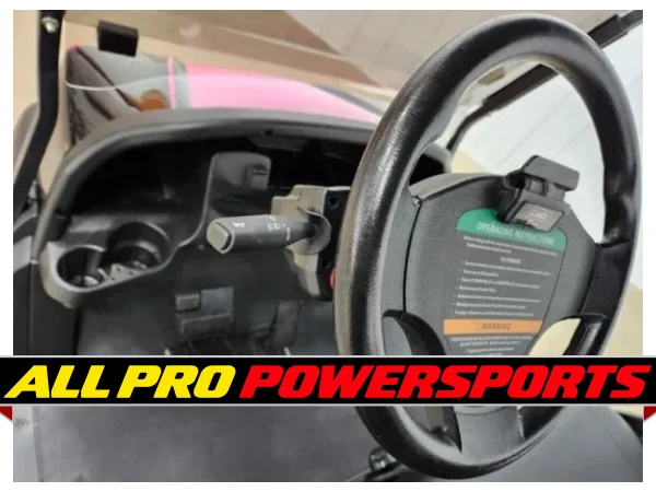 2022 Club Car Tempo Gas EFI Lighting Package Golf Cart, Vivid Pink & Black – photo 10 of 15