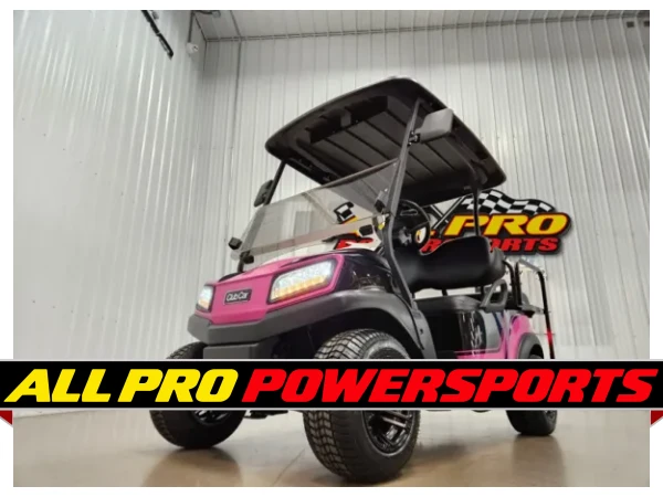 2022 Club Car Tempo Gas EFI Lighting Package Golf Cart, Vivid Pink & Black – photo 13 of 15