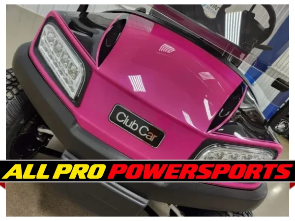 2022 Club Car Tempo Gas EFI Lighting Package Golf Cart, Vivid Pink & Black – photo 14 of 15