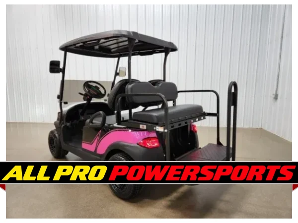 2022 Club Car Tempo Gas EFI Lighting Package Golf Cart, Vivid Pink & Black – photo 4 of 15