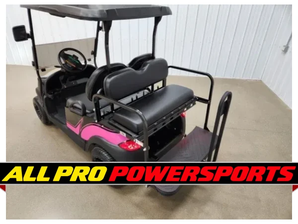 2022 Club Car Tempo Gas EFI Lighting Package Golf Cart, Vivid Pink & Black – photo 5 of 15