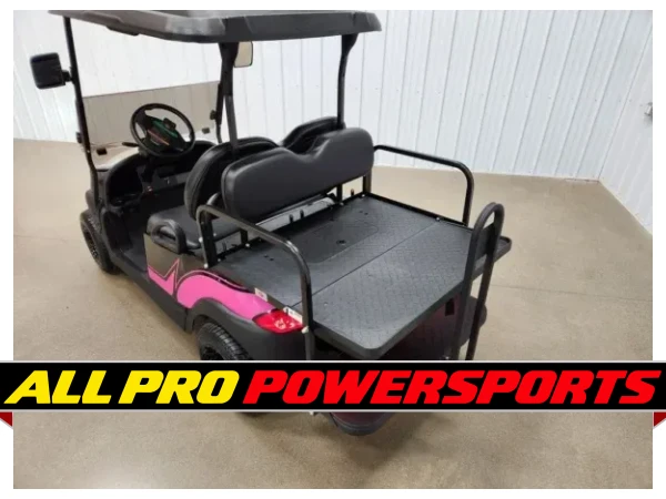 2022 Club Car Tempo Gas EFI Lighting Package Golf Cart, Vivid Pink & Black – photo 6 of 15