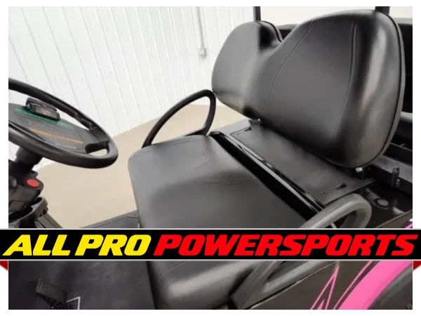 2022 Club Car Tempo Gas EFI Lighting Package Golf Cart, Vivid Pink & Black – photo 9 of 15