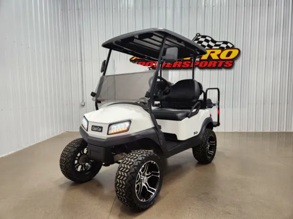 2022 Club Car Tempo Gas EFI Lighting Package Golf Cart, White