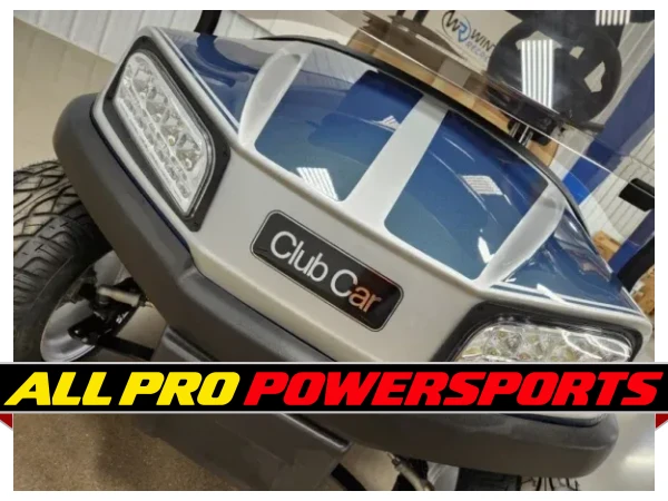 2022 Club Car Tempo Lithium Ion Lighting Package Golf Cart, Blitz Blue Pearl & Razor Edge Silver – photo 13 of 14
