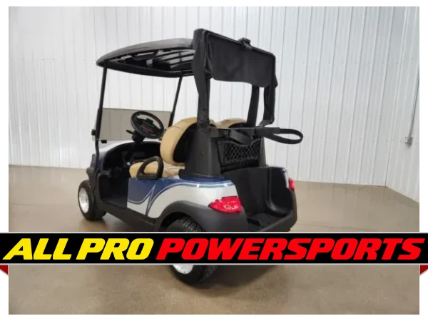2022 Club Car Tempo Lithium Ion Lighting Package Golf Cart, Blitz Blue Pearl & Razor Edge Silver – photo 5 of 14