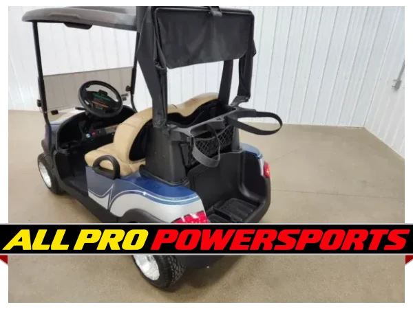 2022 Club Car Tempo Lithium Ion Lighting Package Golf Cart, Blitz Blue Pearl & Razor Edge Silver – photo 6 of 14