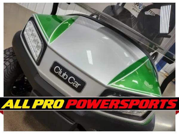 2022 Club Car Tempo Lithium Ion Lighting Package Golf Cart, Wicked Apple Green & Razor Edge Silver – photo 13 of 14