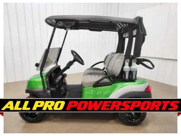 2022 Club Car Tempo Lithium Ion Lighting Package Golf Cart, Wicked Apple Green & Razor Edge Silver – photo 3 of 14