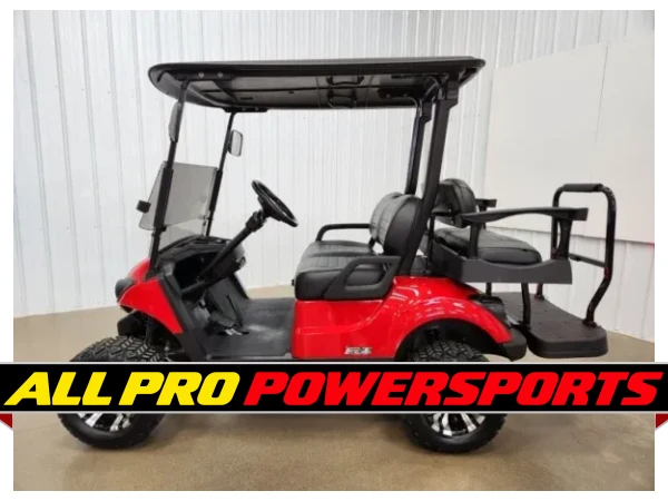 2022 Yamaha Drive 2 Gas EFI QuieTech Deluxe Lighting Package Golf Cart, Coral Red – photo 3 of 14