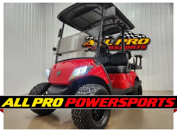 2022 Yamaha Drive 2 Gas EFI QuieTech Deluxe Lighting Package Golf Cart, Red – photo 12 of 14