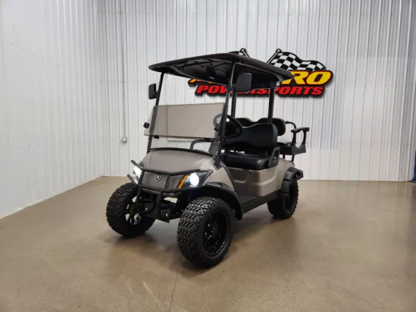 2022 Yamaha Drive 2 Gas EFI QuieTech ECOXGEAR Deluxe Lighting Package Golf Cart, Titan Matte