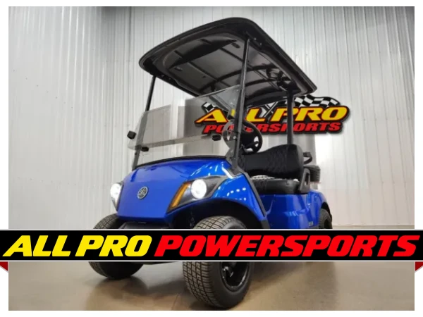2022 Yamaha Drive 2 Gas EFI QuieTech Lighting Package Golf Cart, Aqua Blue – photo 10 of 12
