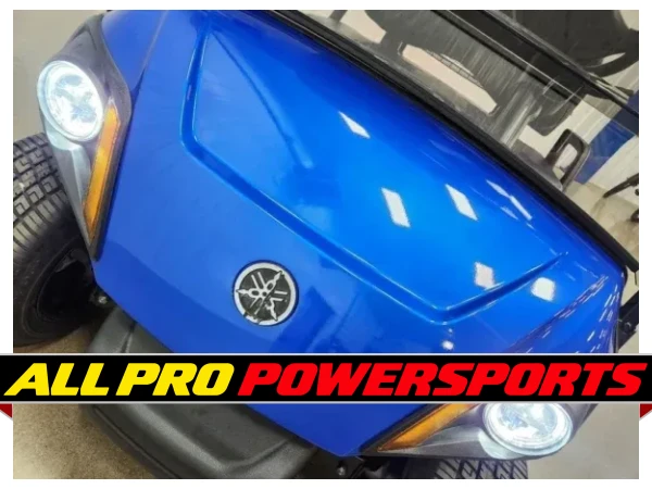 2022 Yamaha Drive 2 Gas EFI QuieTech Lighting Package Golf Cart, Aqua Blue – photo 2 of 12