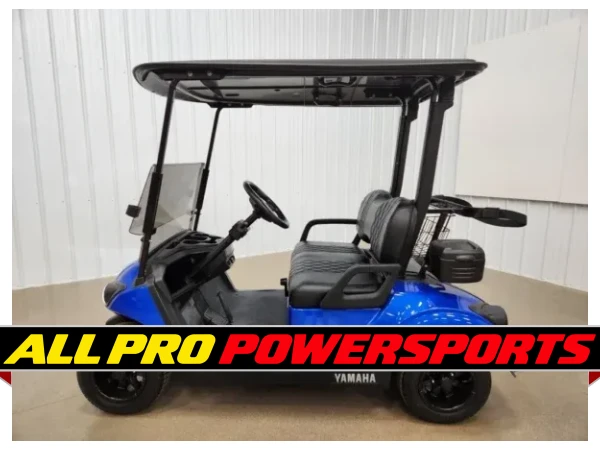 2022 Yamaha Drive 2 Gas EFI QuieTech Lighting Package Golf Cart, Aqua Blue – photo 3 of 12