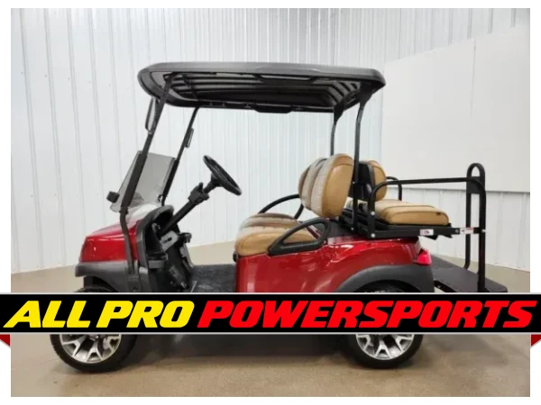 2023 Club Car Tempo Lithium Ion Lighting Package Golf Cart, Metallic Candy Apple Red – photo 3 of 15