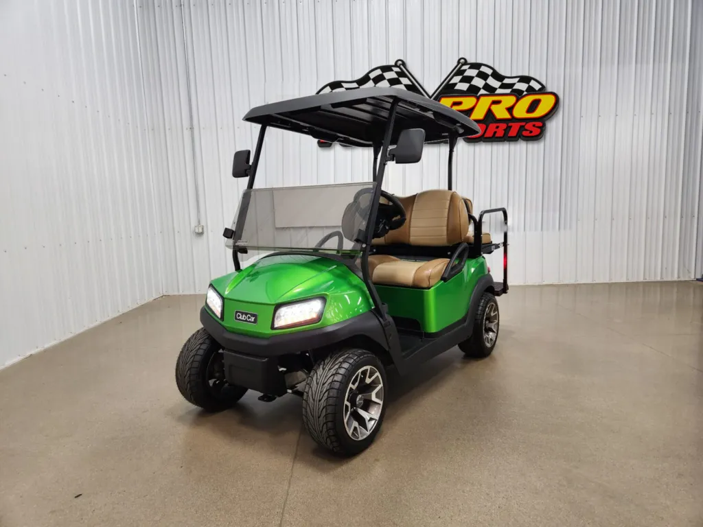 2023 Club Car Tempo Lithium Ion Lighting Package Golf Cart, Metallic Green