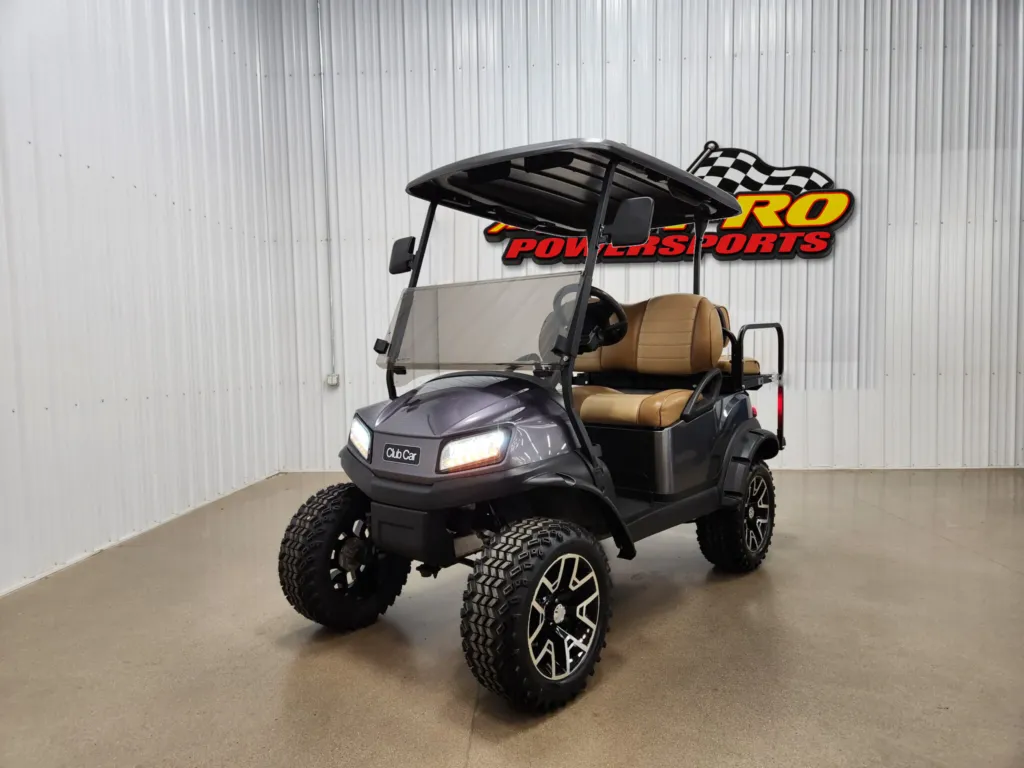 2023 Club Car Tempo Lithium Ion Lighting Package Golf Cart, Midnight Silver