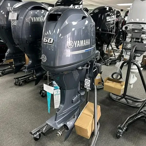 2024 Yamaha T60LB 60HP High Thrust 4-Stroke Outboard Motor — 996cc, EFI, Electric Start, Power Trim & Tilt