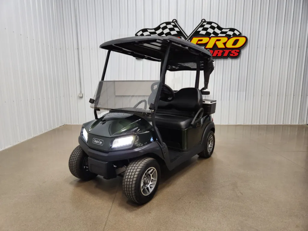 2025 Club Car Tempo Electric Golf Cart, Metallic Stardust Green