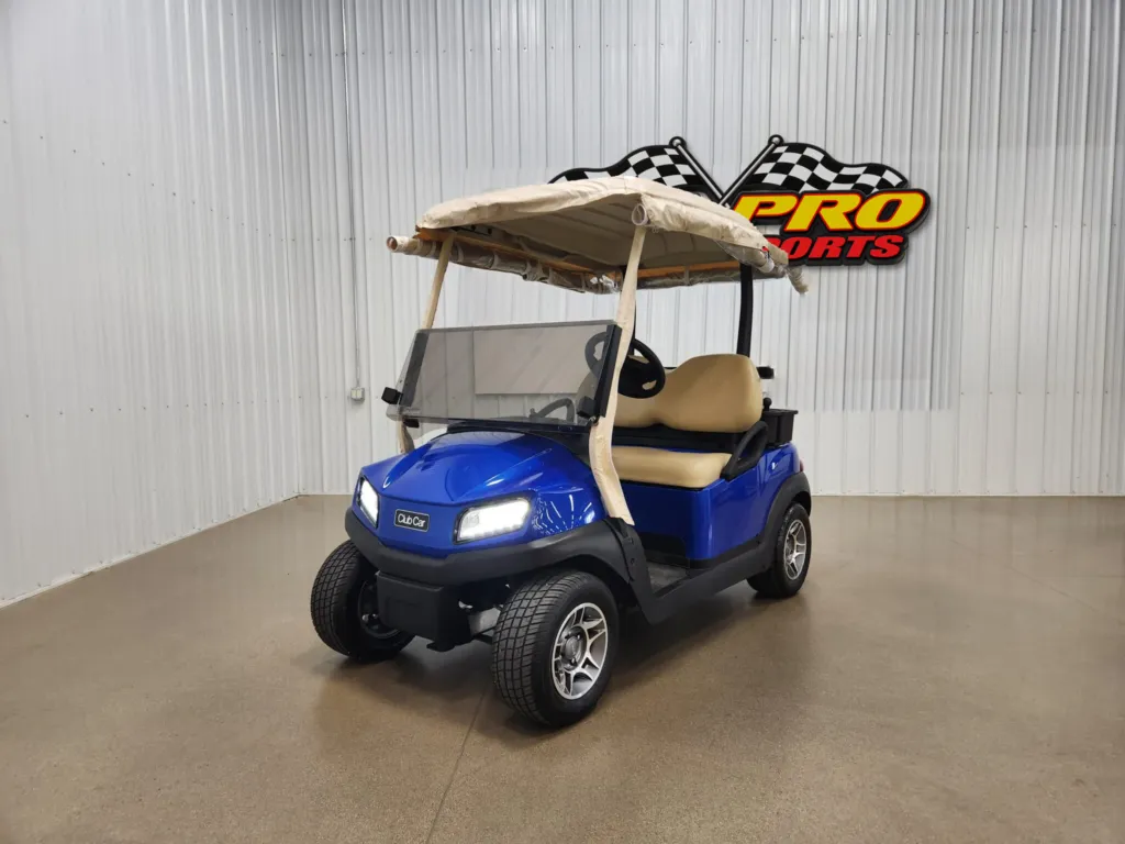 2025 Club Car Tempo Electric Golf Cart, Vivid Blue Pearl