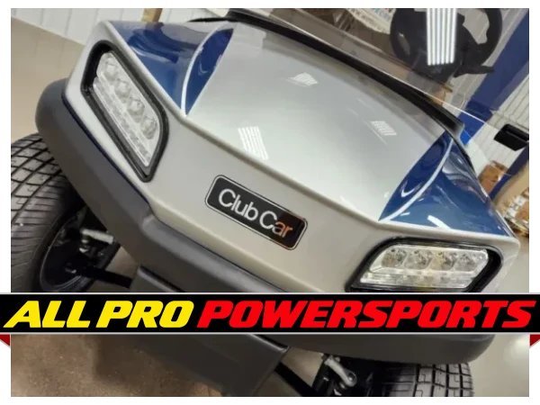 2025 Club Car Tempo Electric Lighting Package Golf Cart, Blitz Blue Pearl & Razor Silver – photo 16 of 17