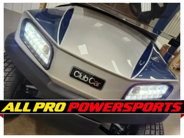 2025 Club Car Tempo Electric Lighting Package Golf Cart, Blitz Blue Pearl & Razor Silver – photo 2 of 17