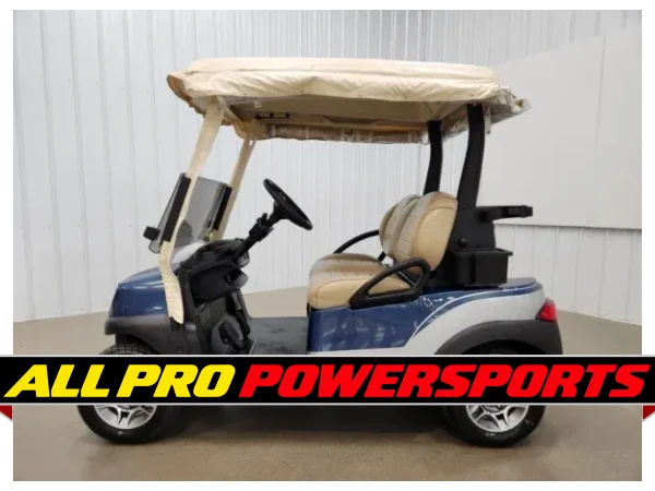 2025 Club Car Tempo Electric Lighting Package Golf Cart, Blitz Blue Pearl & Razor Silver – photo 3 of 17